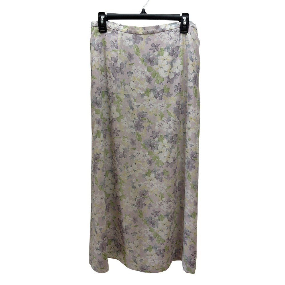 Vtg Pendleton Pastel Floral Maxi Skirt Size 12 Romantic Cottagecore Fairycore